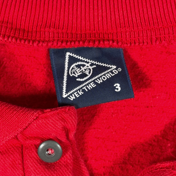 Vintage Mackinac Island Sweater Adult 2XL XXL Red Sweatshirt Polo Wek World 90s - Picture 4 of 9